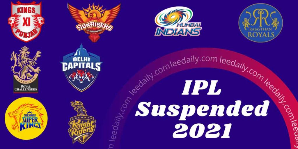 IPL 2021 Suspended