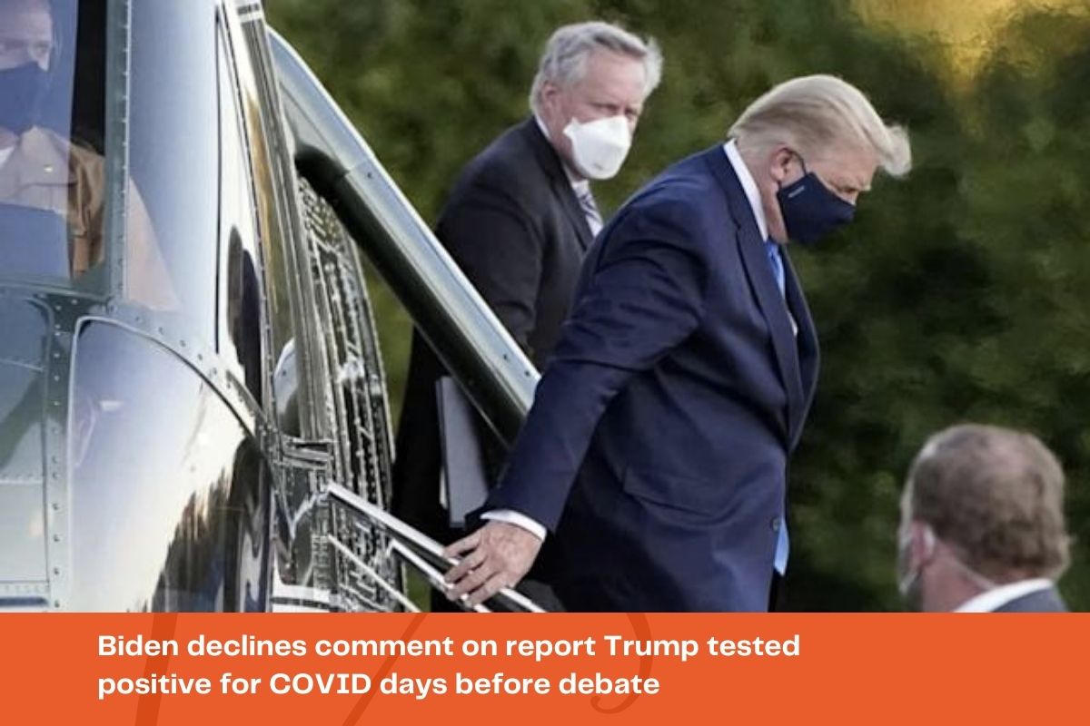 Trump tested positive