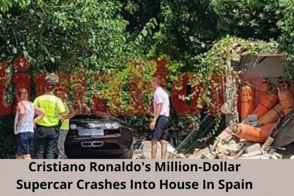 Cristiano Ronaldo's Million-Dollar Supercar Crashes Into House In Spain