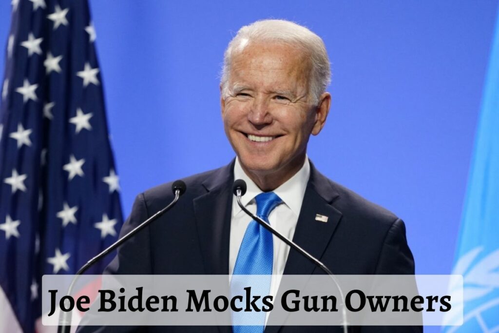 Joe Biden Mocks Gun Owners