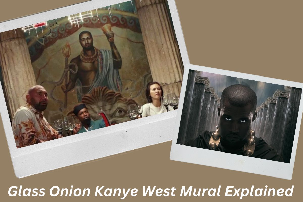 Glass Onion Kanye West Mural Explained