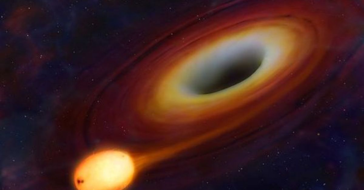 Image of a Star Consumed by a Black Hole 300 Million Light-Years Away was Captured by NASA