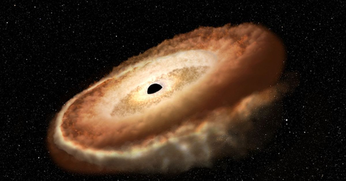 Image of a Star Consumed by a Black Hole 300 Million Light-Years Away was Captured by NASA