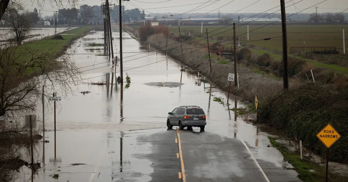 Large-Scale Flooding Across Most of California is Possible this Week