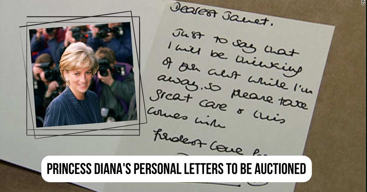 Princess Diana's Personal Letters To Be Auctioned During Her Divorce From King Charles