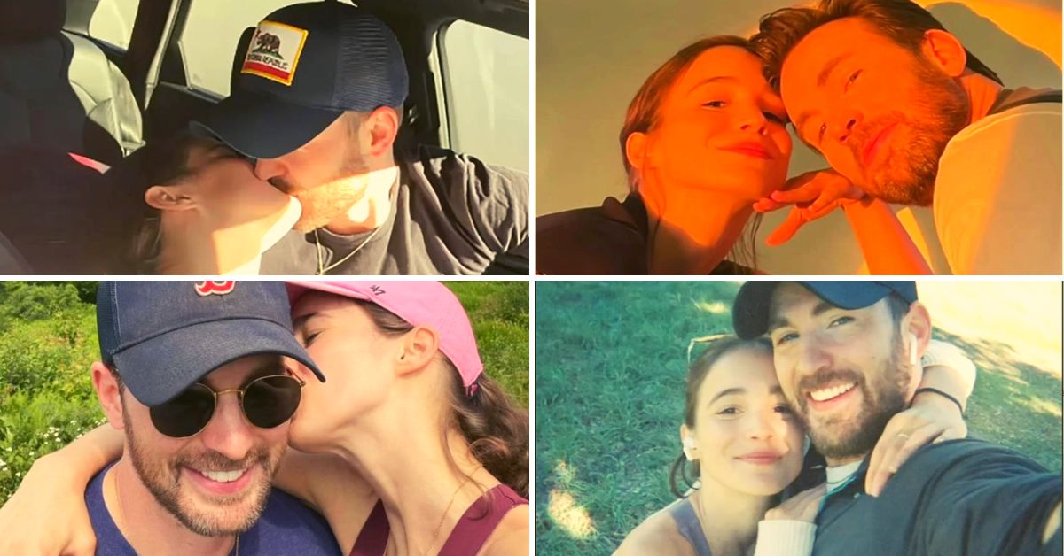 Chris Evans Valentine Day Post with Alba Baptista 