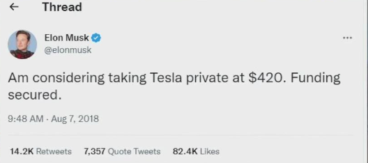 Investor Damages Are Examined in Elon Musk's Tesla Tweet Trial