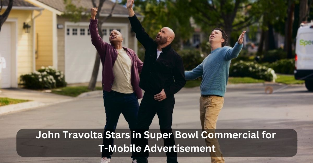 John Travolta Stars in Super Bowl Commercial for T-Mobile Advertisement