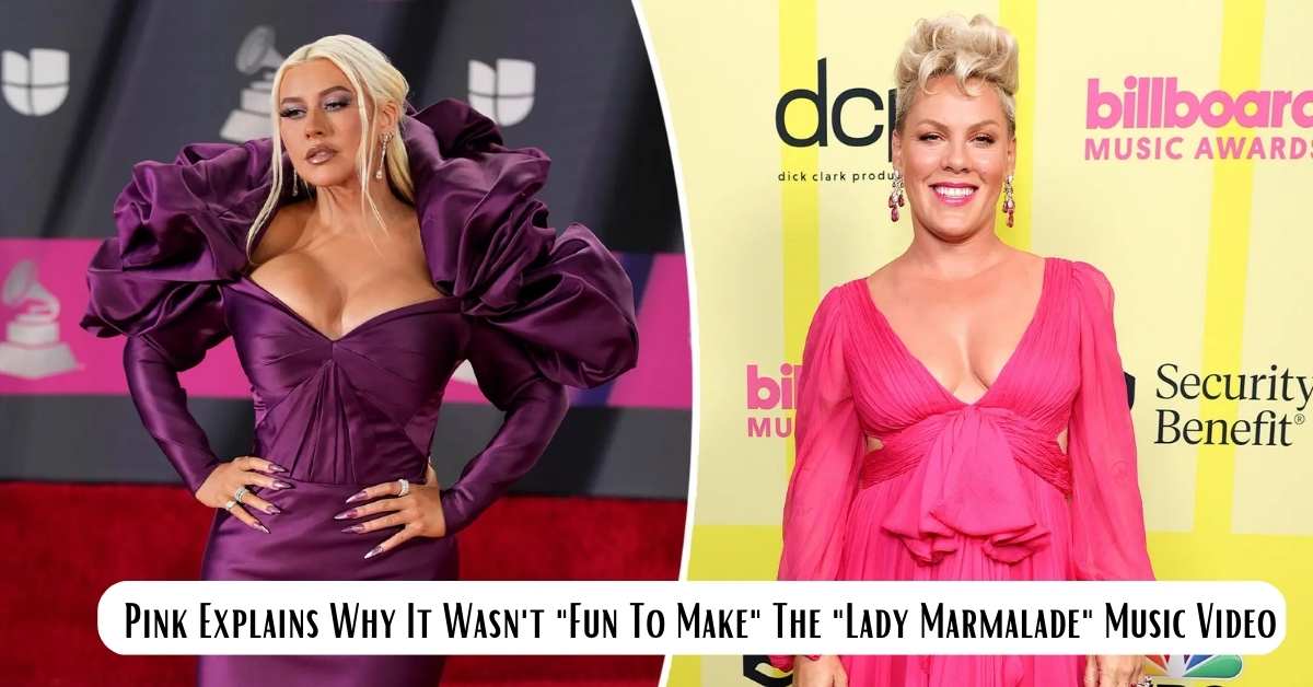 Pink Explains Why It Wasn't "Fun To Make" The "Lady Marmalade" Music Video