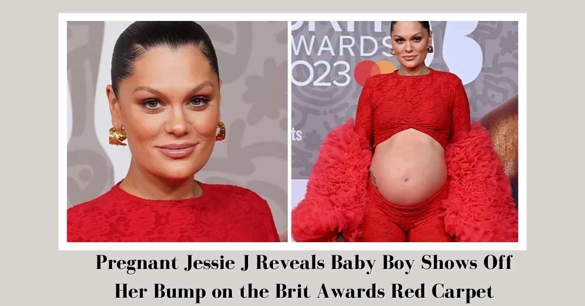 Pregnant Jessie J Reveals Baby Boy Shows Off Her Bump on the Brit Awards Red Carpet