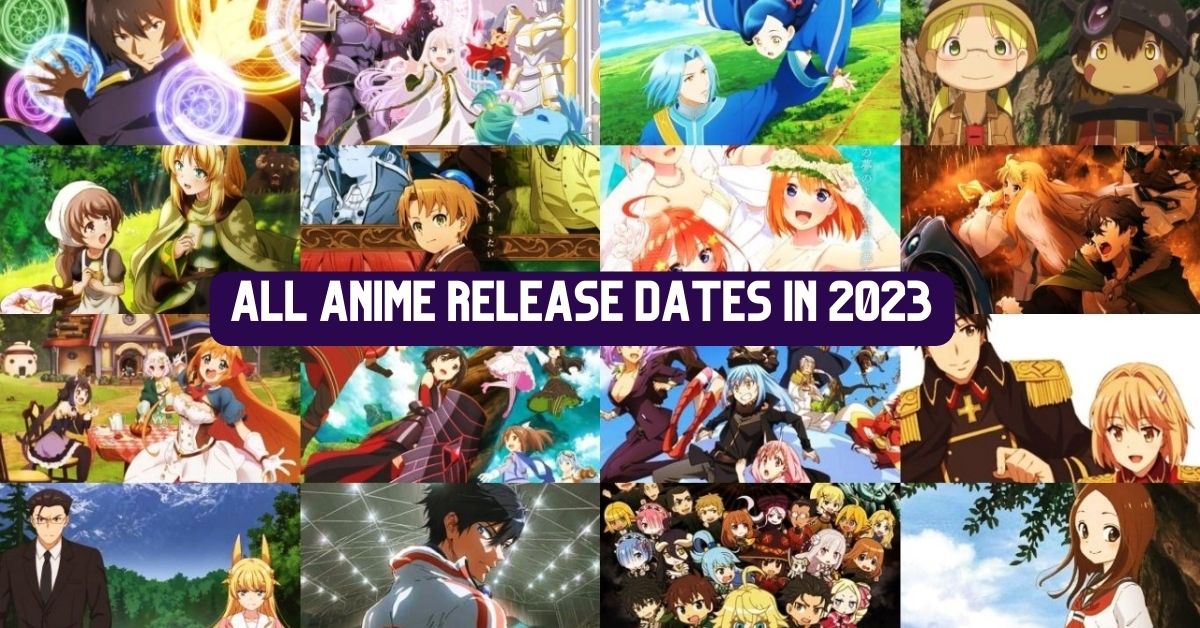 2023 anime release dates