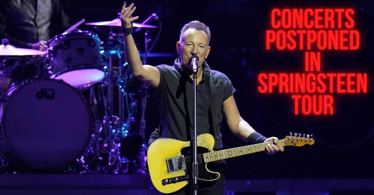 Concerts Postponed in Springsteen Tour