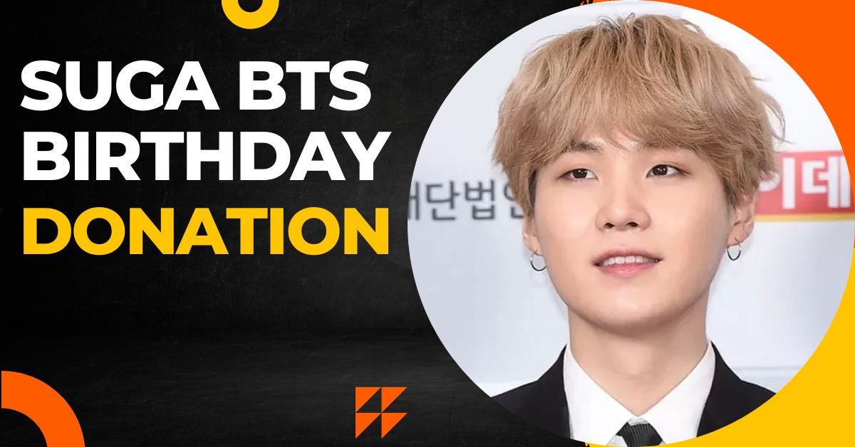 Suga BTS Birthday Donation