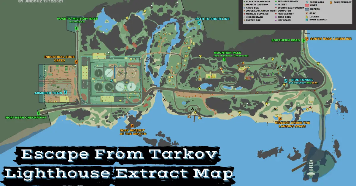 Surviving The Challenges Of Escape From Tarkov Lighthouse Extract Map!