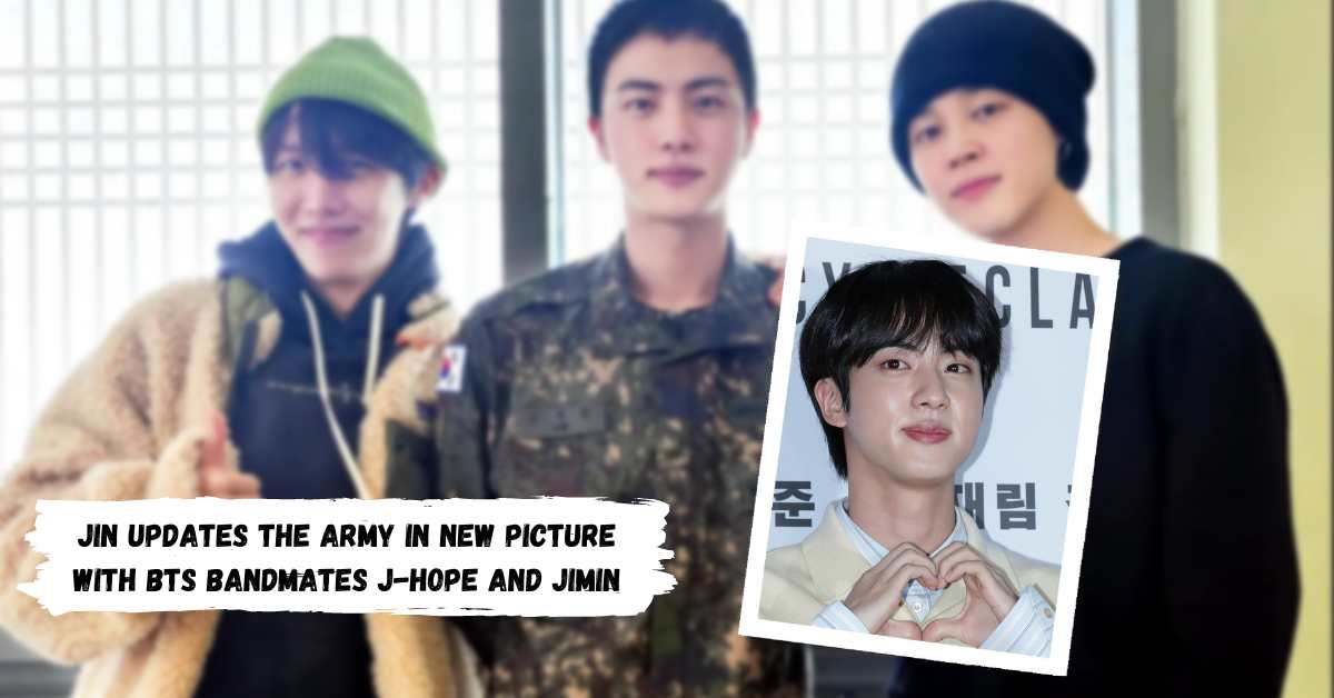 Jin Updates the Army in New Picture With BTS Bandmates J-hope and Jimin