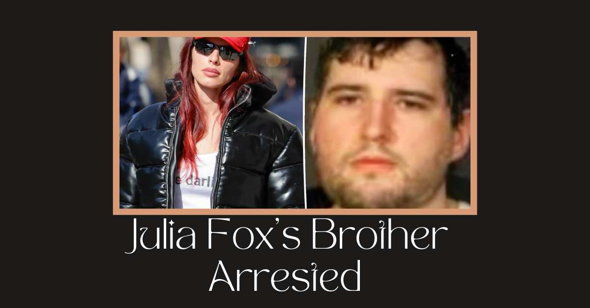 Julia Fox's Brother Arrested