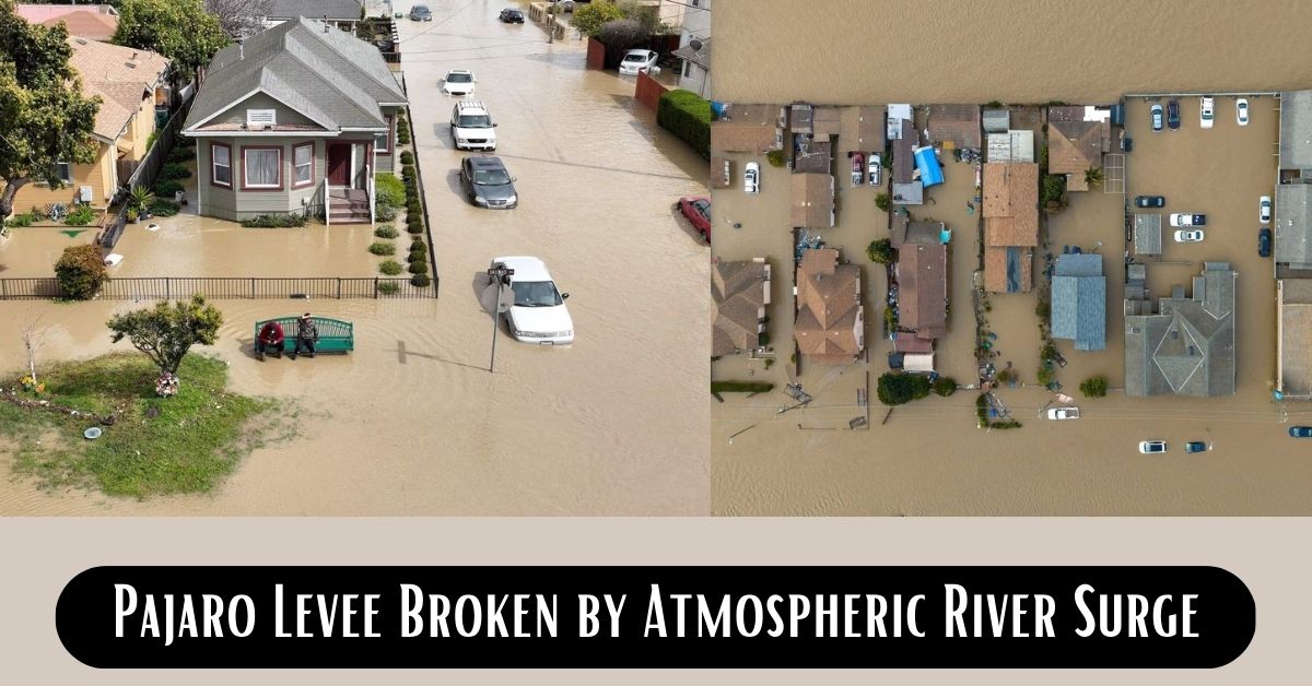 Pajaro Levee Broken by Atmospheric River Surge