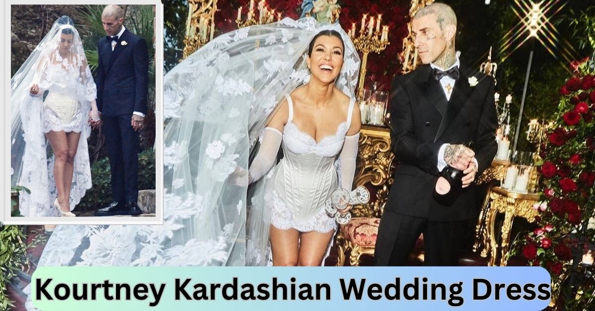 kourtney kardashian wedding dress