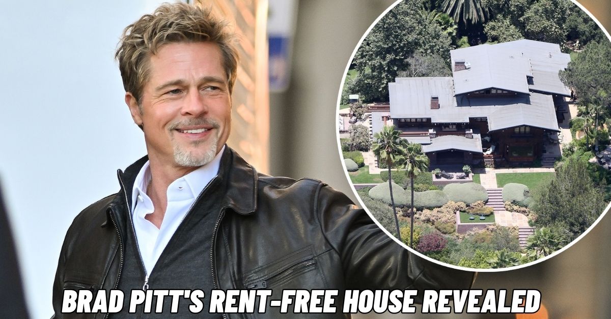 Brad Pitt's rent-free house revealed