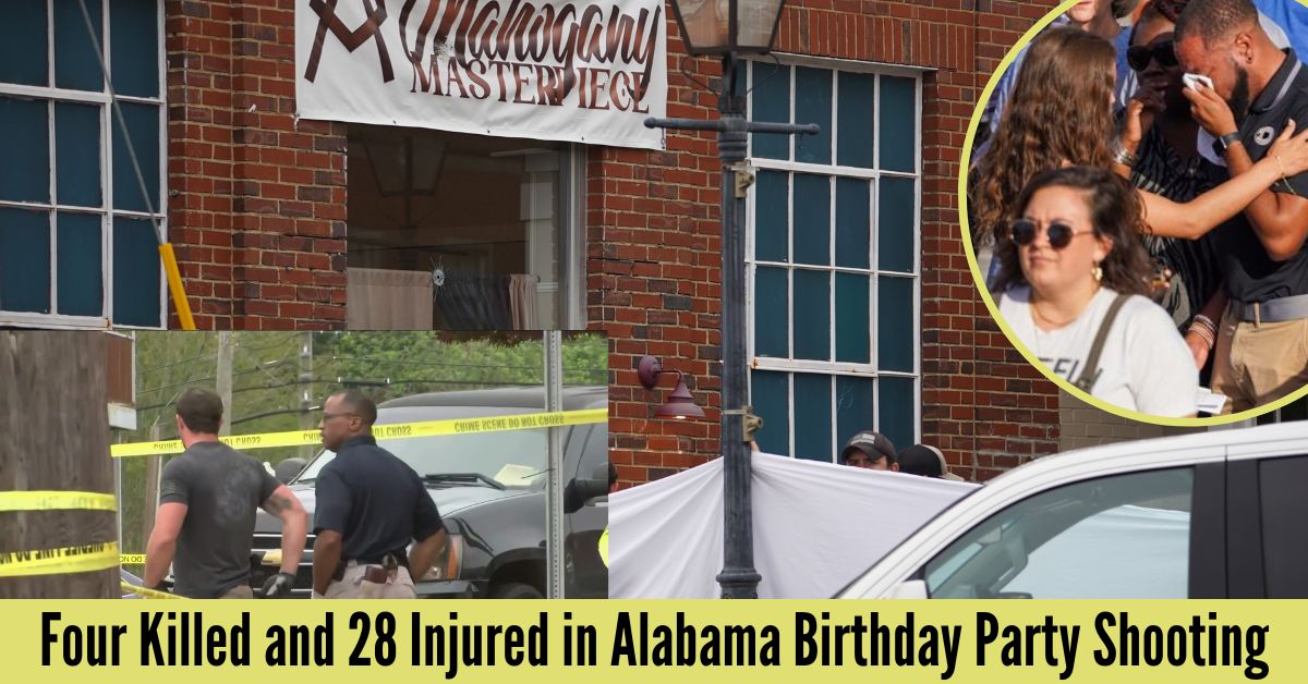 Four killed and 28 Injured in Alabama birthday party shooting