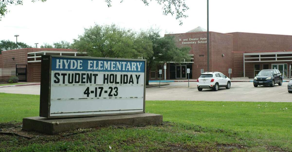 Hyde Elementary School students and staff absent