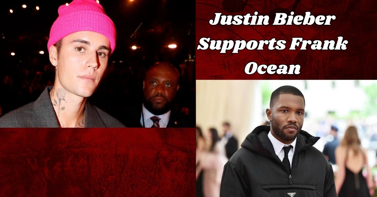 Justin Bieber Supports Frank Ocean