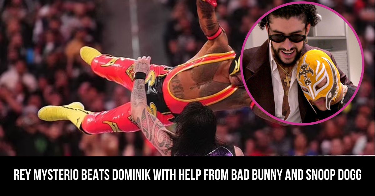 Rey Mysterio Beats Dominik With Help From Bad Bunny and Snoop Dogg