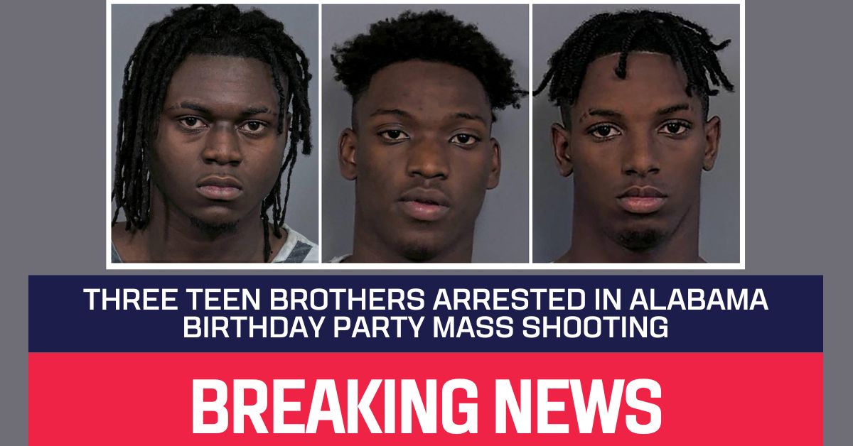 Three Teen Brothers Arrested in Alabama Birthday Party Mass Shooting