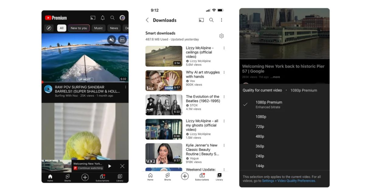 YouTube Premium Adds New 5 Features