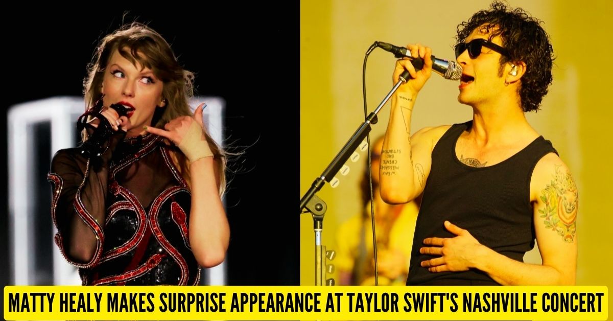 Matty Healy spotted at Taylor Swift's Nashville concert