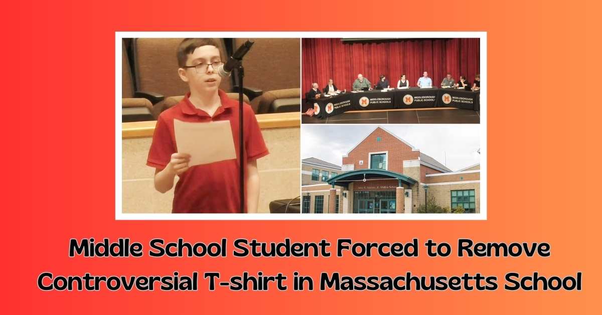 Middle School Student Forced to Remove Controversial T-shirt in Massachusetts School