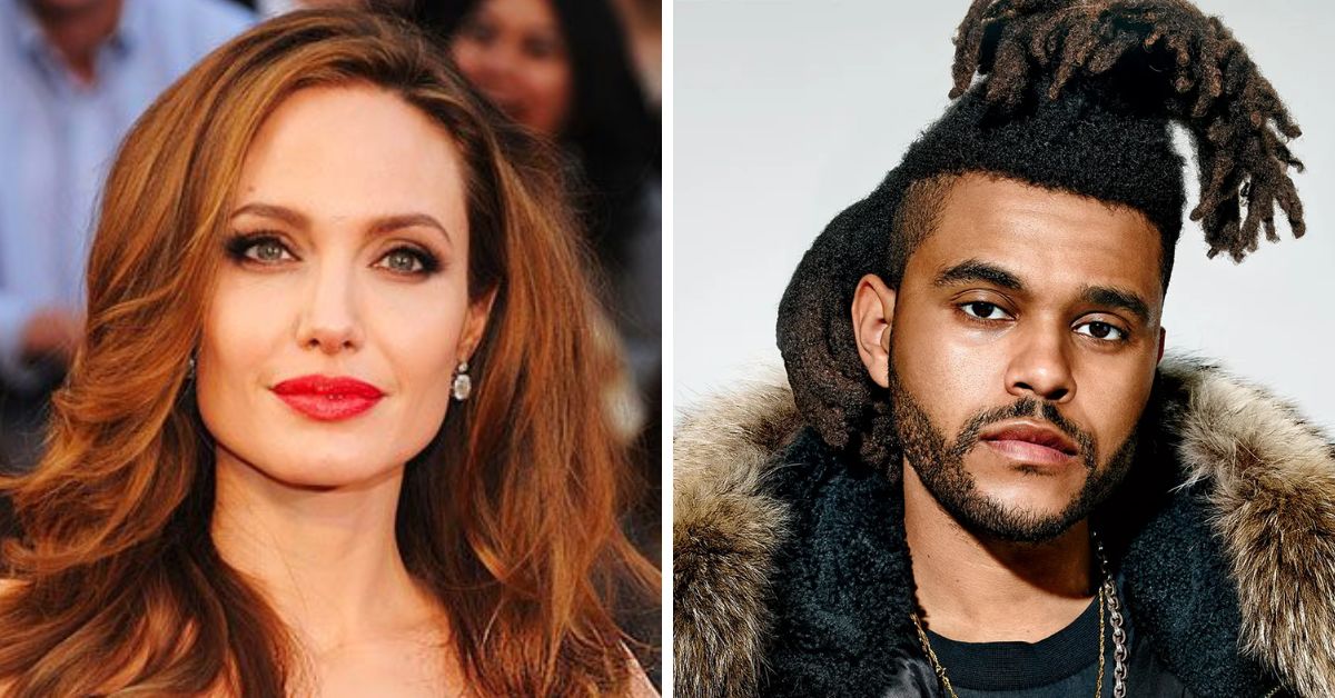 Angelina Jolie and The Weeknd