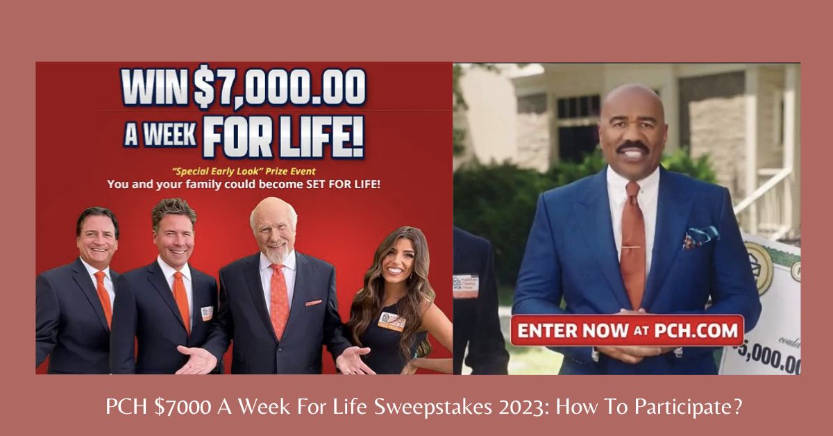 PCH $7000 A Week For Life Sweepstakes 2023