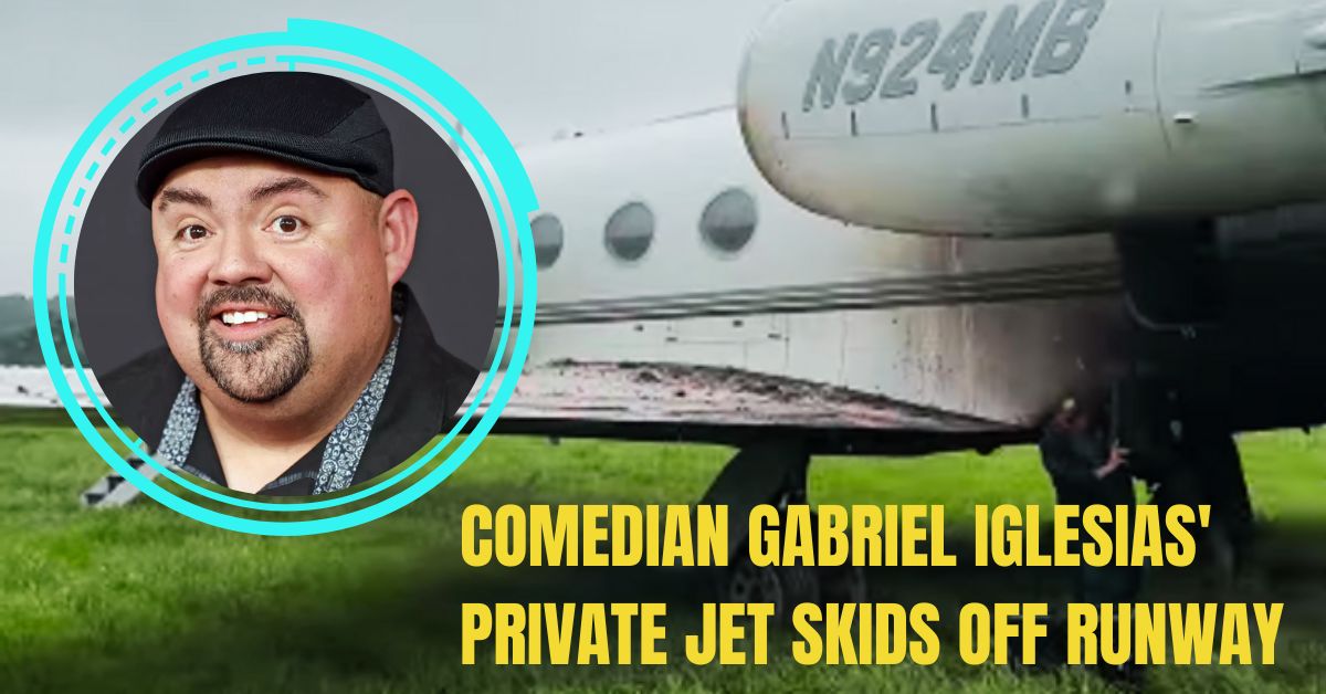 Comedian Gabriel Iglesias' Private Jet Skids Off Runway