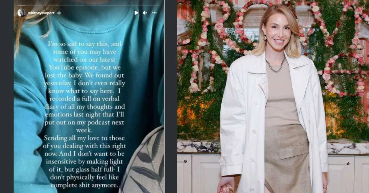 Whitney Port addresses weight concerns 