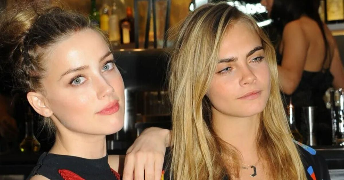 Amber Heard and Cara Delevingne