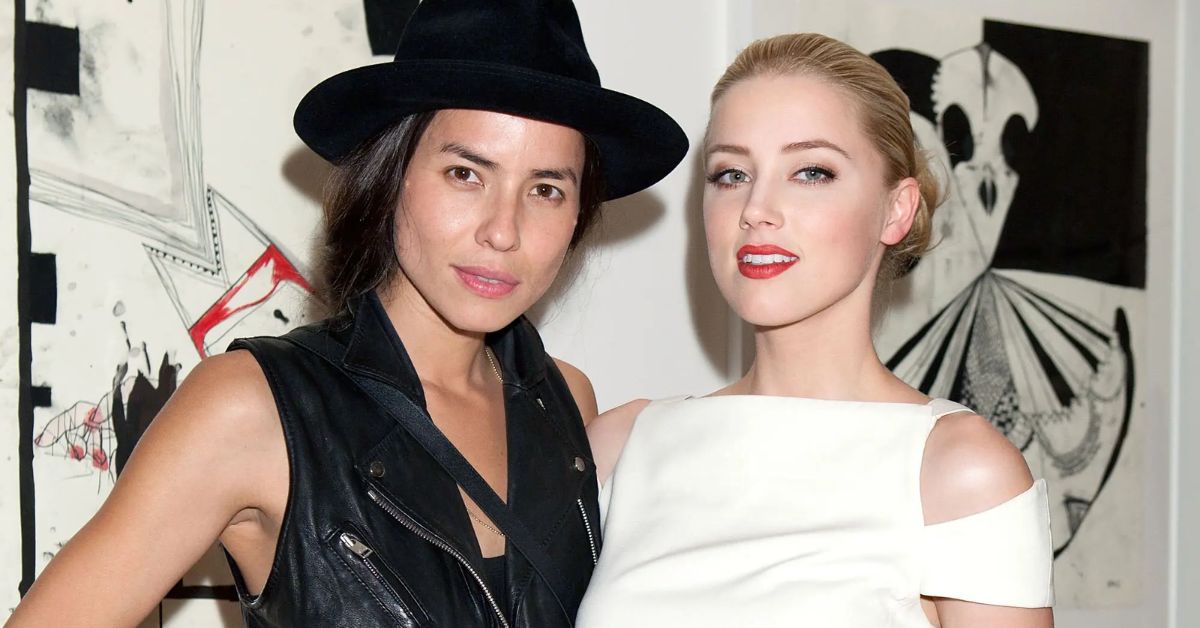 Amber Heard and Tasya Van Ree