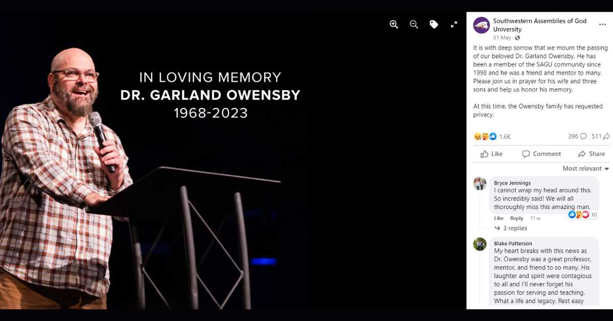 Garland Owensby Obituary 