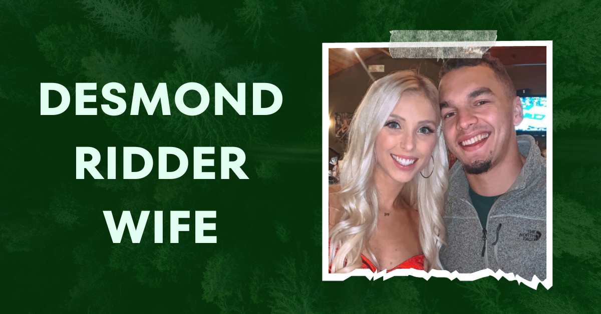 Desmond Ridder Wife