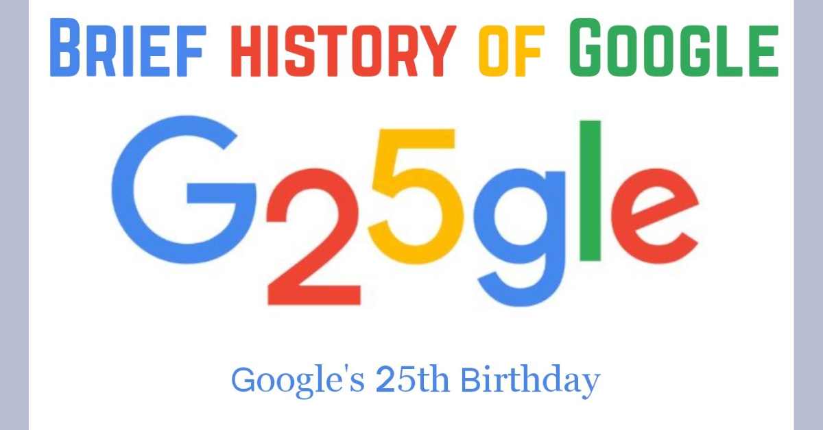 Googles 25th birthday