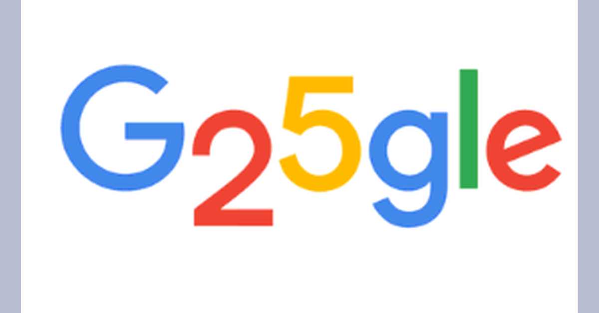 Googles 25th birthday