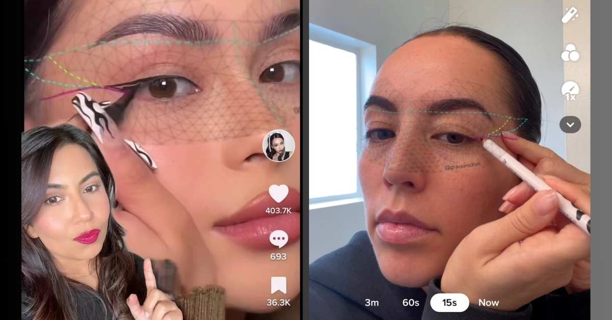 How to Get Winged Eyeliner Filter on TikTok