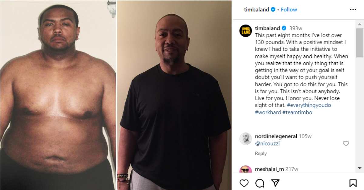 timbaland weight loss