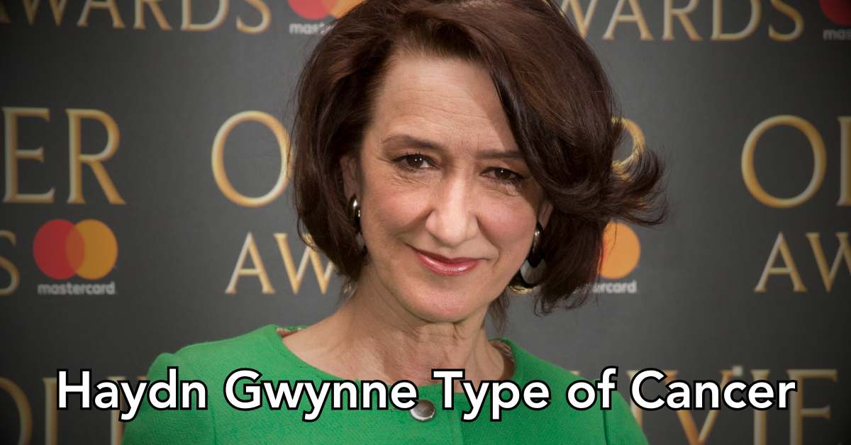 haydn gwynne type of cancer