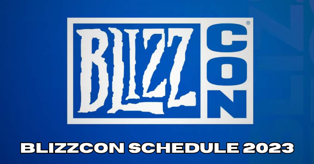 Blizzcon Schedule 2023