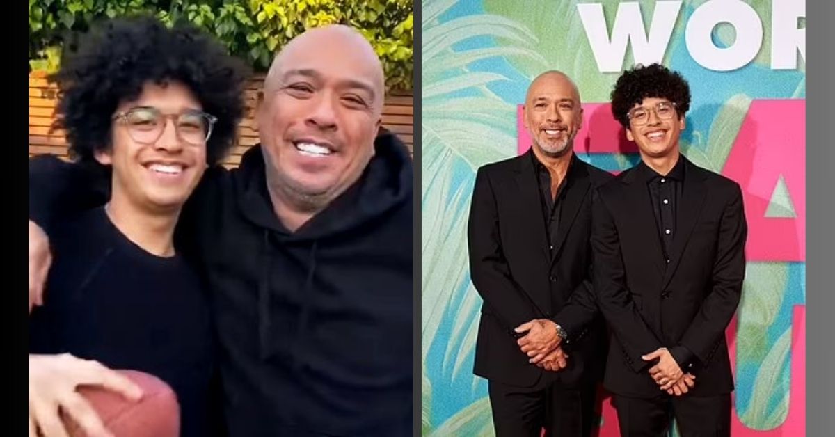 Jo Koy and His Son