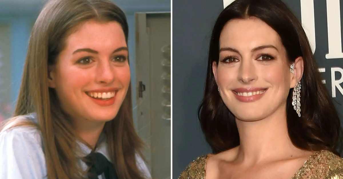 how old was anne hathaway in princess diaries