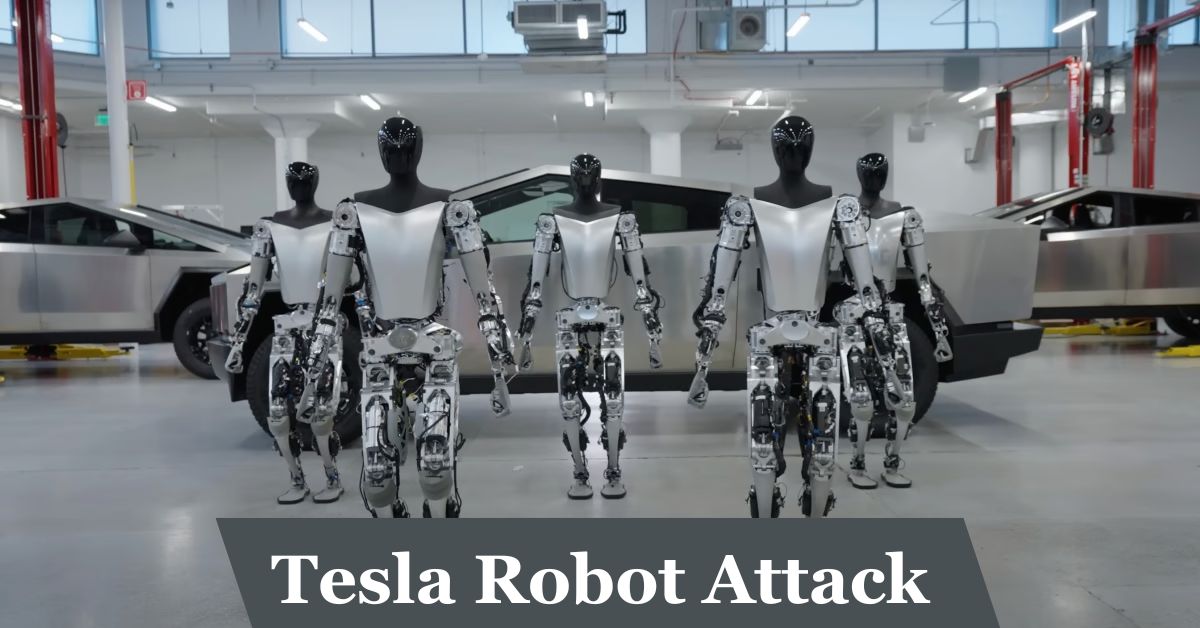 Tesla Robot Attack