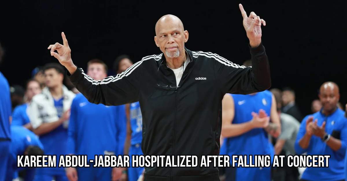 Kareem Abdul-Jabbar hospitalized after falling at concert