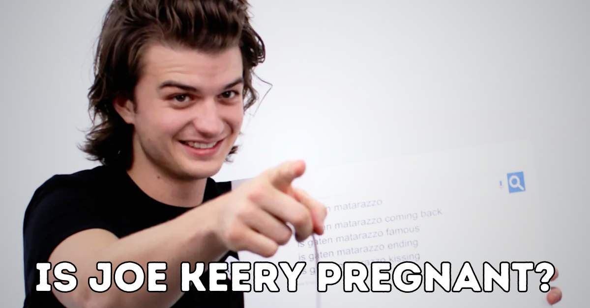 is joe keery pregnant